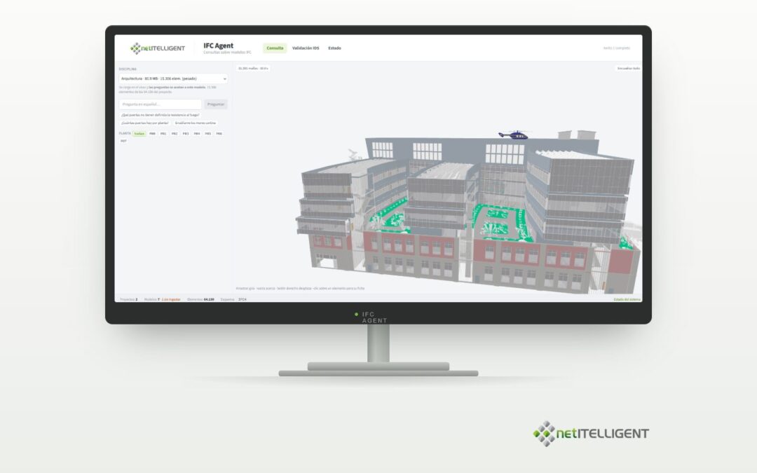 BIM e IFC: cómo aplicamos la IA agéntica con modelos IFC en ITELLIGENT