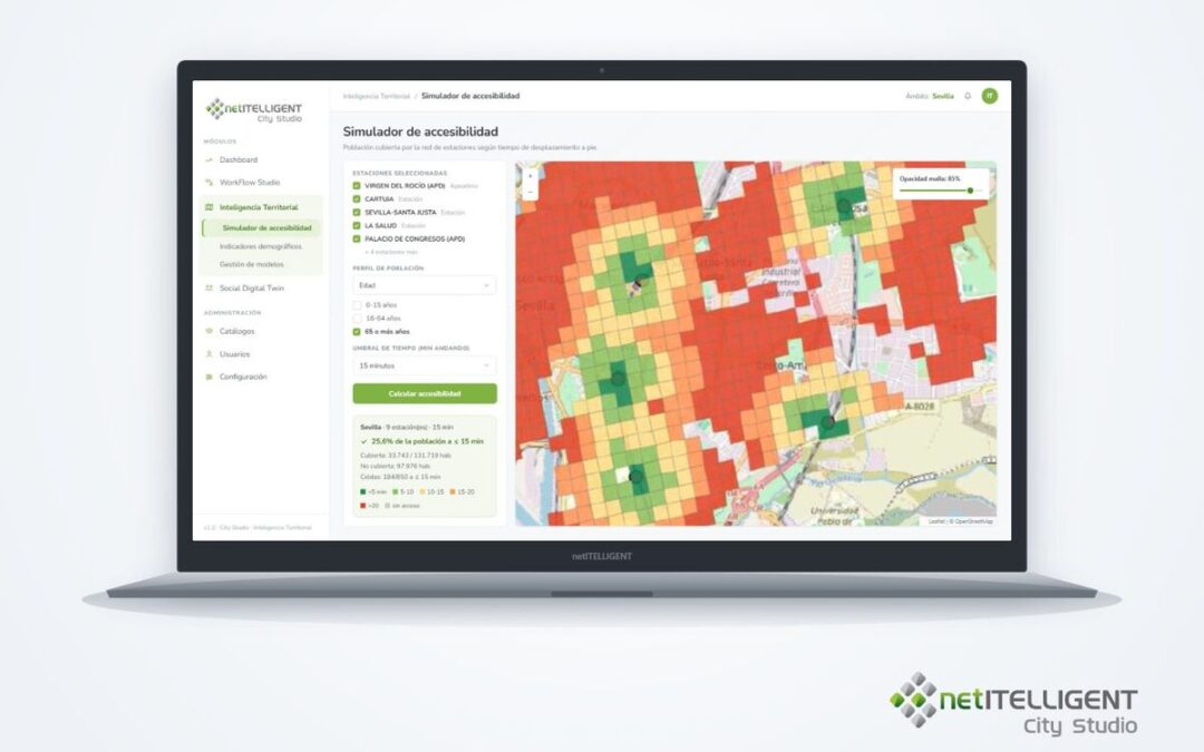 Simulador de Accesibilidad: mide en minutos si tu ciudad es equitativa